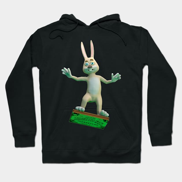 Rabbit skater Hoodie by Dr G-Kill